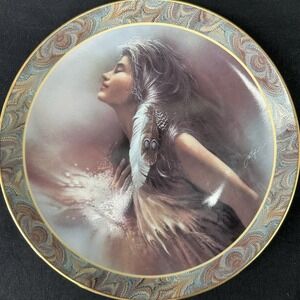 "The Promise" Native Beauty Collector Plate, The Bradford Exchange, Vintage 1994